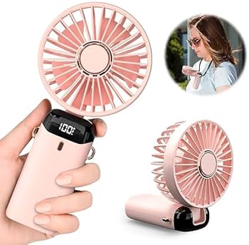 Neck Fan,5 Speed Modes,Strong Airflow - Image 4