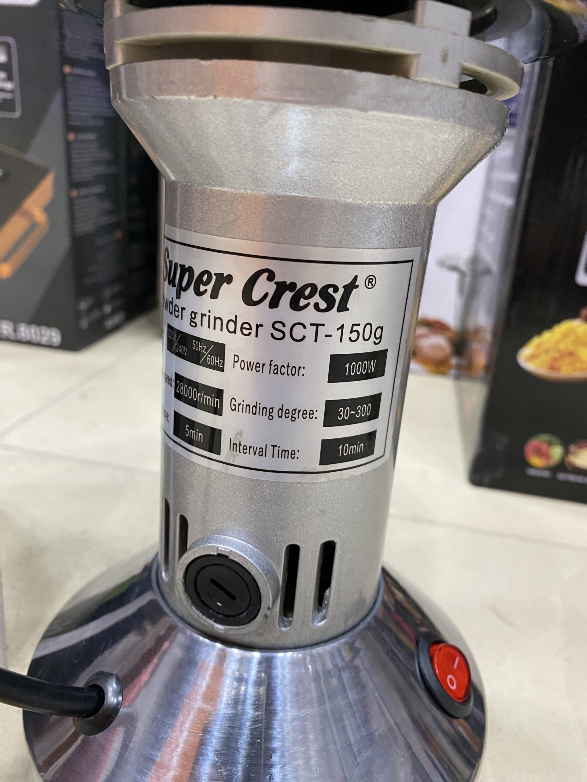 Super crest Spice Grinders Stainless Steel blades - Image 5