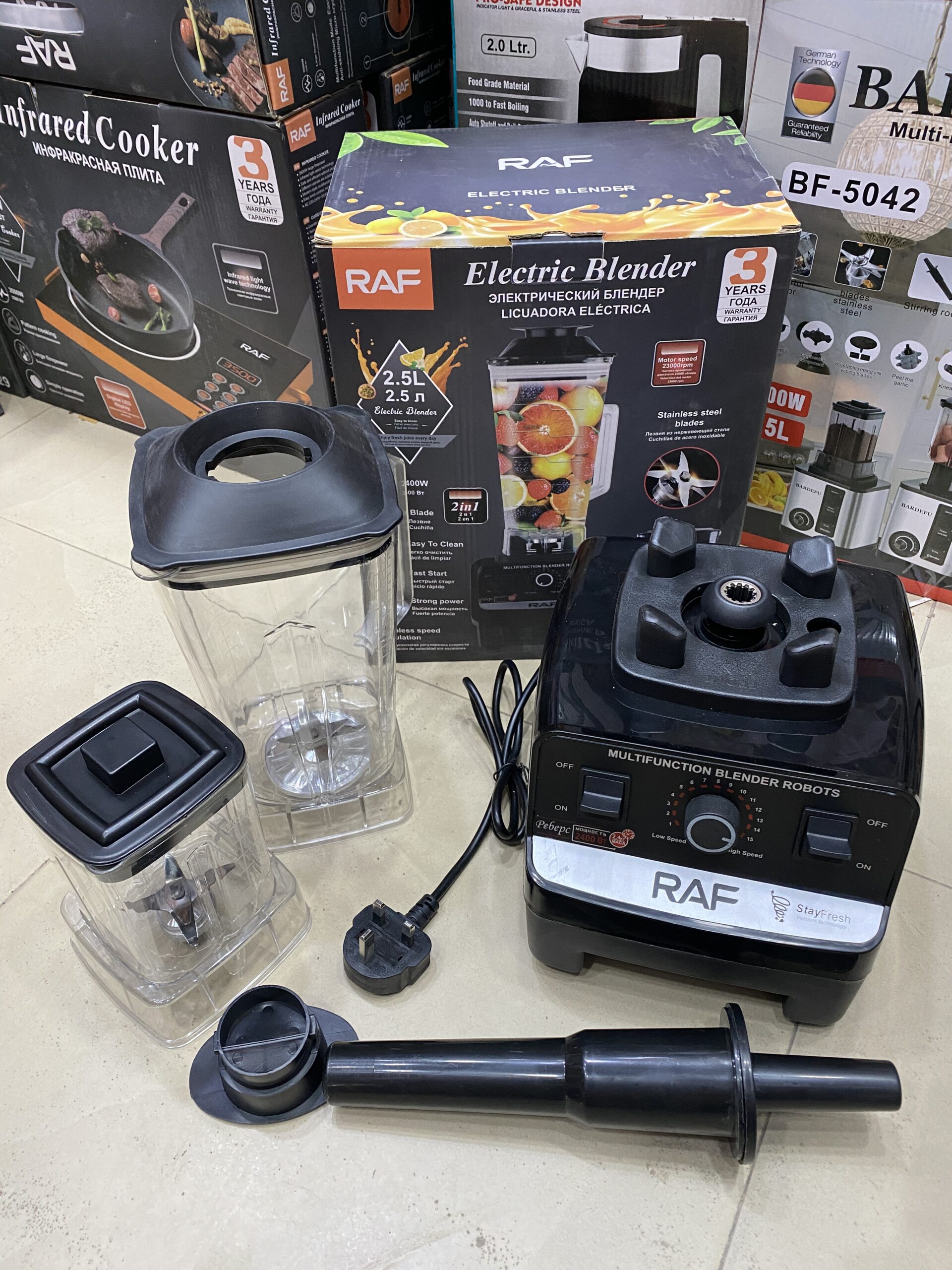 RAF Electric Blender Original Best Quality R No.2809 - Image 4
