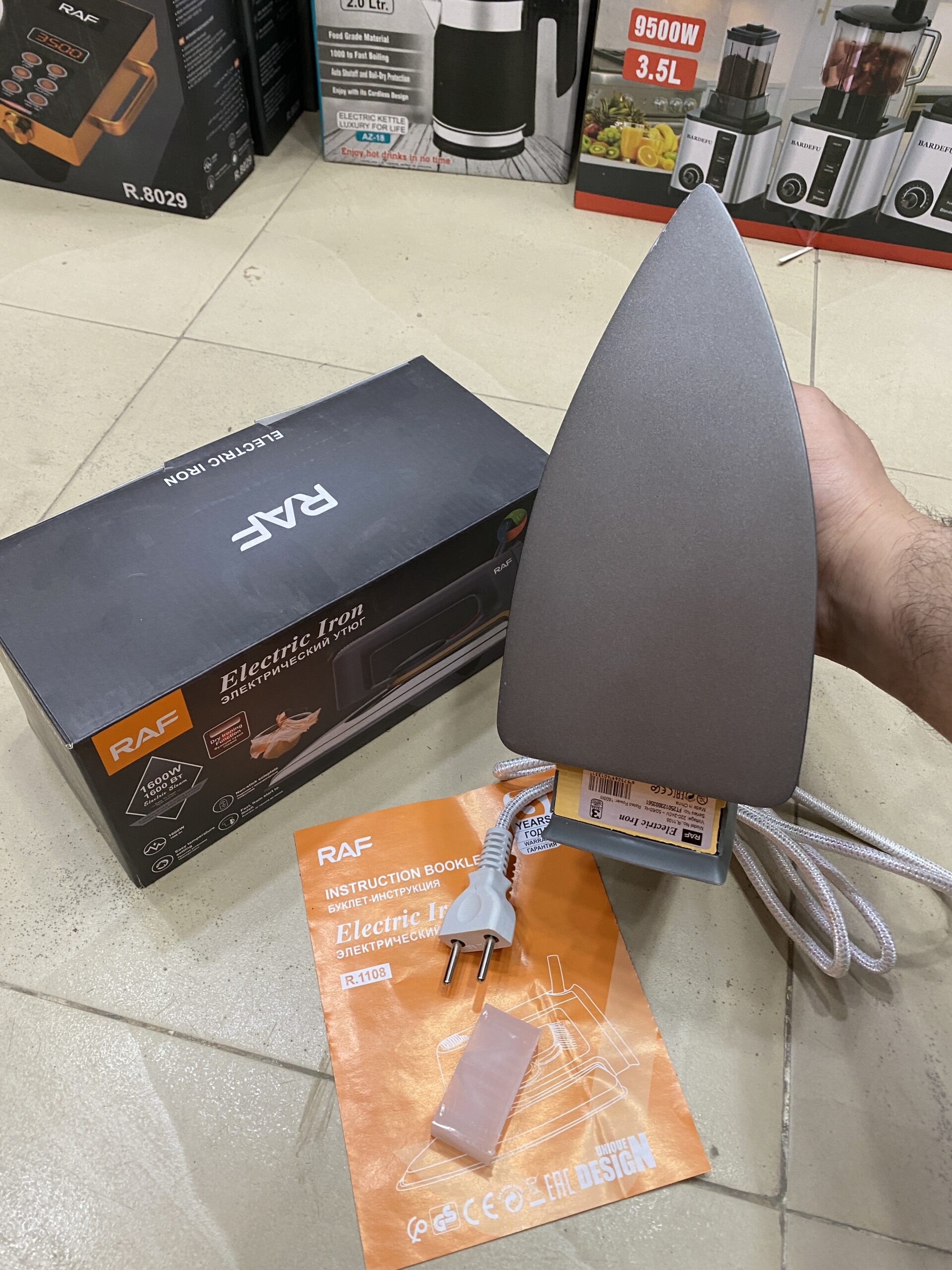 RAF Russian Lot Electric Dry Iron 1600W - R.1108 - Image 5