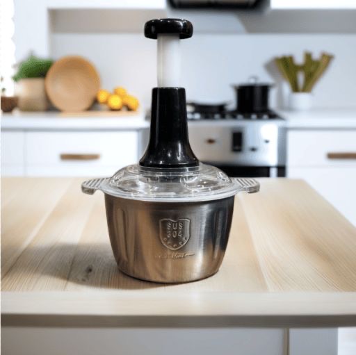 Stainless Steel Hand Push Chopper 2 L — Manual Food / Veggie & Meat Chopper - Image 3