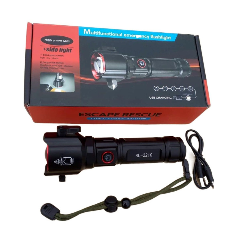 ABD-2210 / RuiLang RL-2210 Multifunctional Emergency Flashlight, - Image 7